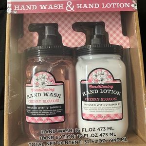 Hand wash and hand lotion